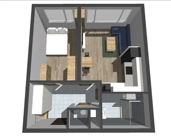 Prodej bytu 2+kk, Praha - Braník, Zálesí, 39 m2