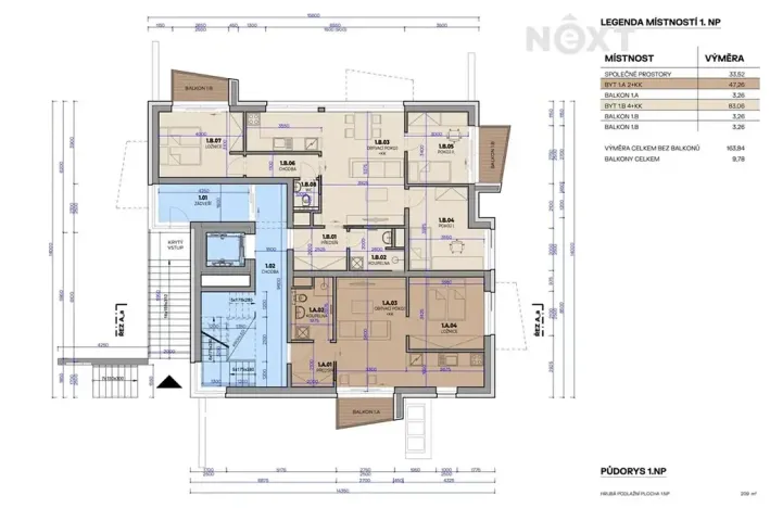 Prodej bytu 4+kk, Fryšták, 90 m2
