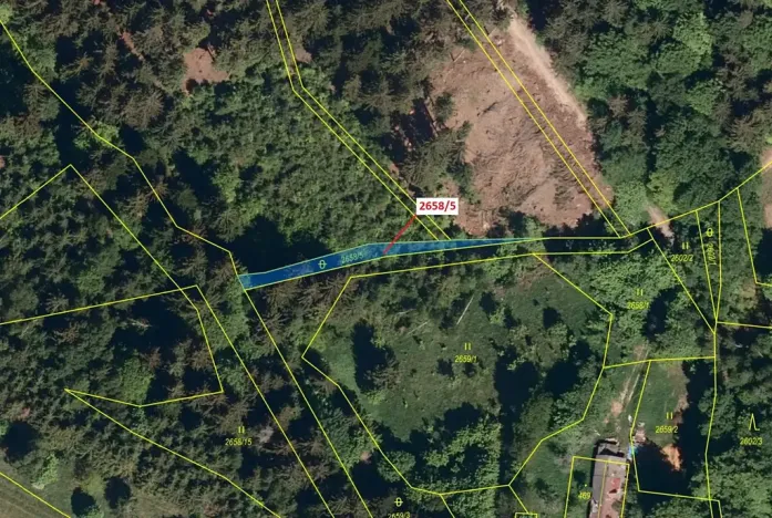 Dražba pozemku, Valašská Bystřice, 216 m2