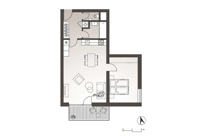 Prodej bytu 2+kk, Praha - Čimice, Fořtova, 63 m2