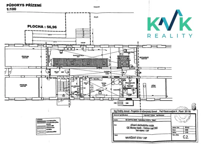 Pronájem obchodního prostoru, Ostrov, Hlavní třída, 160 m2