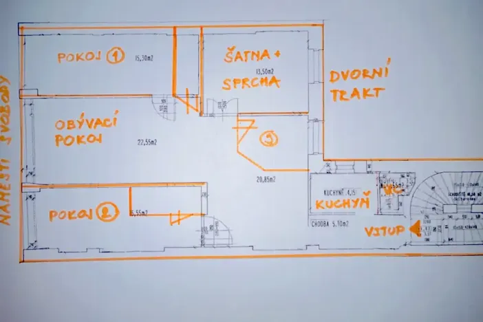 Pronájem bytu 4+kk, Brno, náměstí Svobody, 98 m2