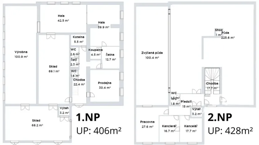 Prodej výrobních prostor, Letovice, U koupaliště, 834 m2