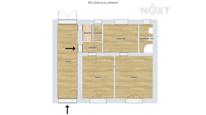 Prodej rodinného domu, Držovice, Olomoucká, 140 m2