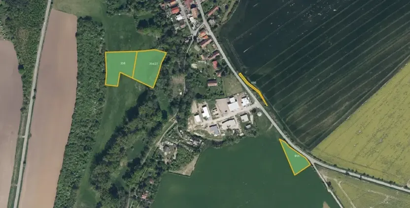 Prodej louky, Rosice, 11105 m2