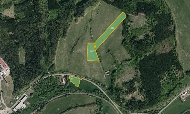 Prodej louky, Bohuslavice nad Vláří, 28829 m2