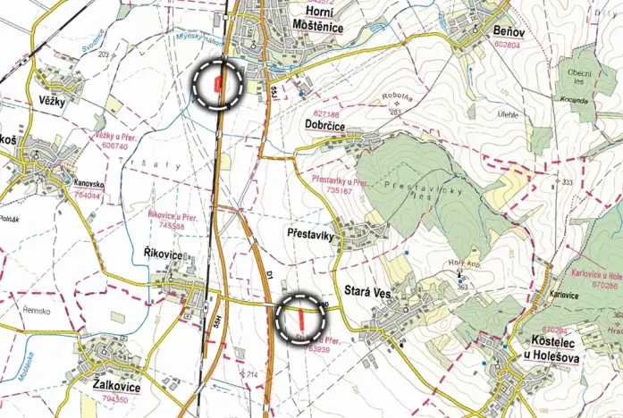 Prodej pole, Horní Moštěnice, 22054 m2