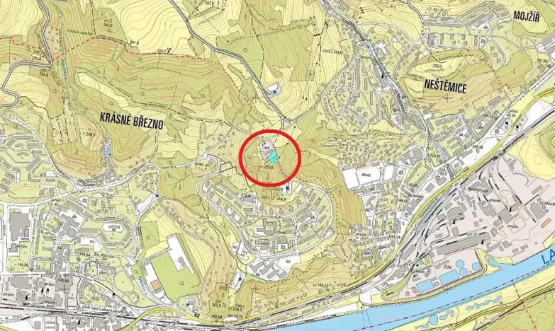 Prodej lesa, Ústí nad Labem, 1788 m2