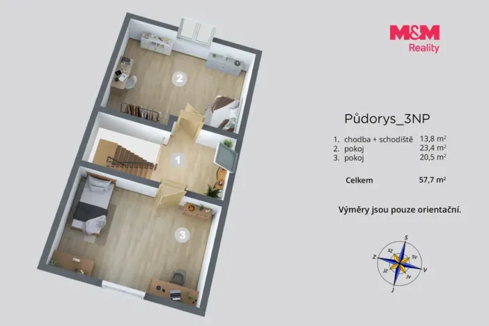 Prodej rodinného domu, Trmice, U Mlýnského potoka, 160 m2