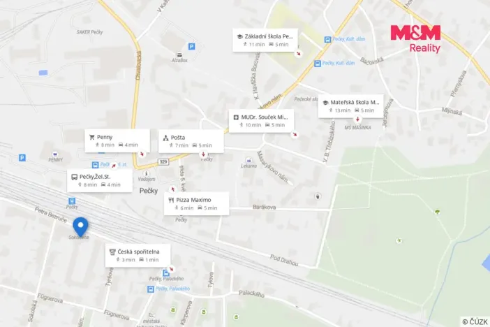 Pronájem bytu 3+1, Pečky, Petra Bezruče, 85 m2