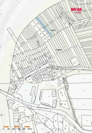 Prodej zahrady, Brno - Maloměřice, 821 m2