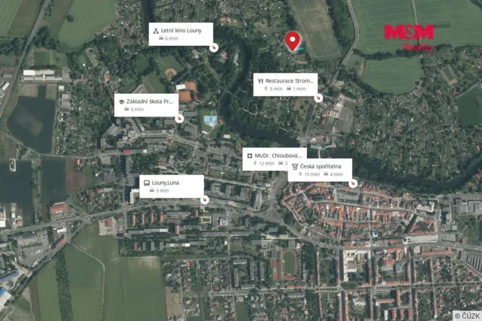 Prodej zahrady, Louny, Dobroměřická, 615 m2