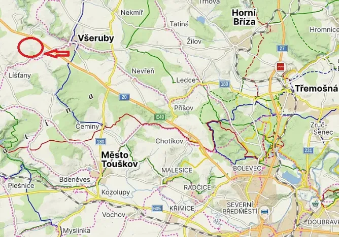 Prodej komerčního pozemku, Všeruby - Radimovice, 99131 m2
