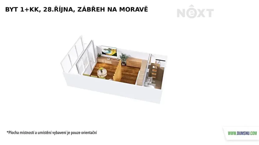 Prodej bytu 1+kk, Zábřeh, 28. října, 19 m2