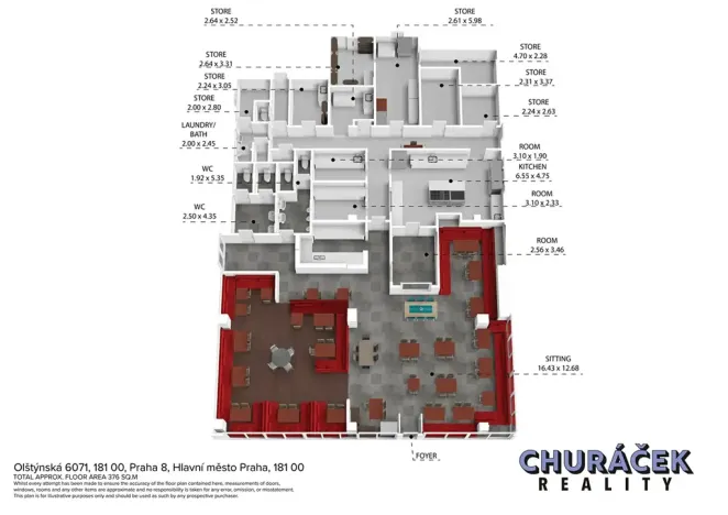 Prodej komerční nemovitosti, Praha - Troja, Olštýnská, 378 m2