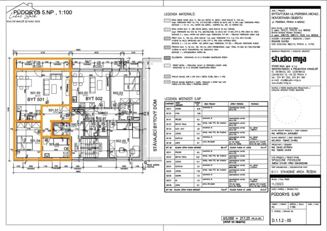 Prodej bytu 2+kk, Praha - Michle, Psárská, 77 m2