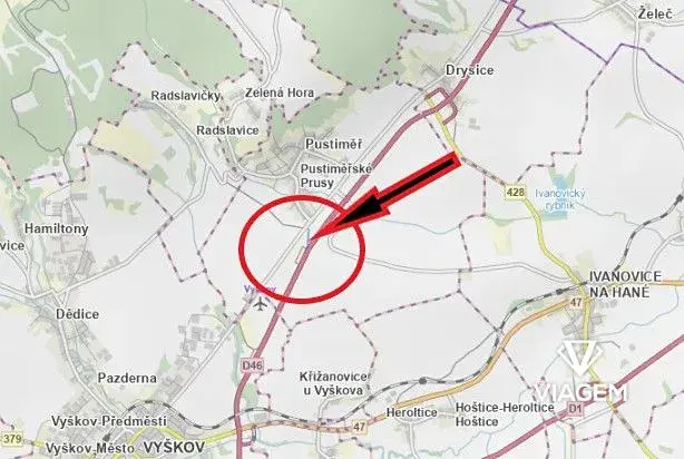 Prodej podílu pole, Pustiměř, 2758 m2