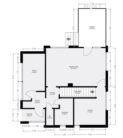 Prodej rodinného domu, Bítovany, 101 m2