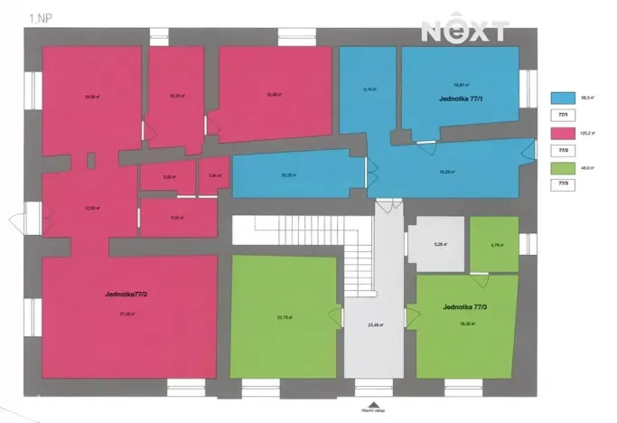 Prodej činžovního domu, Benátky nad Jizerou, Vaněčkova, 660 m2