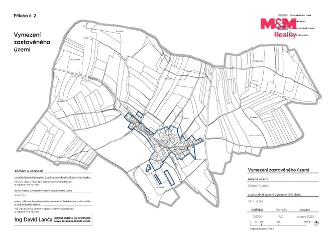 Prodej pozemku pro bydlení, Prusice, 1423 m2