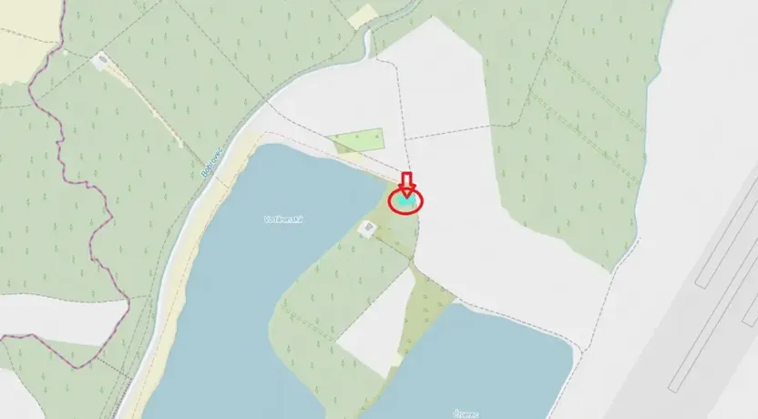 Prodej lesa, Ostrožská Nová Ves, 1539 m2
