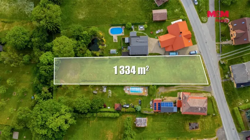 Prodej pozemku pro bydlení, Zásada, 1334 m2