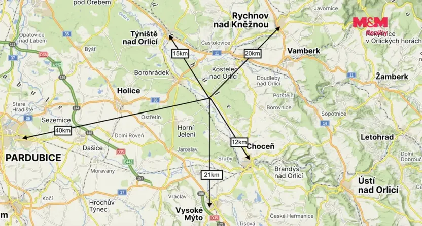 Prodej pozemku pro bydlení, Čermná nad Orlicí - Číčová, 879 m2