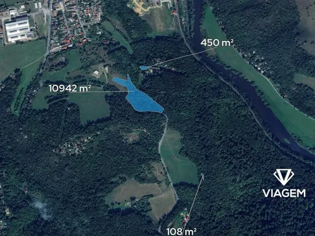 Prodej podílu zahrady, Roztoky, 8625 m2