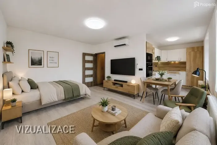 Prodej bytu 1+kk, Brno, Křídlovická, 35 m2