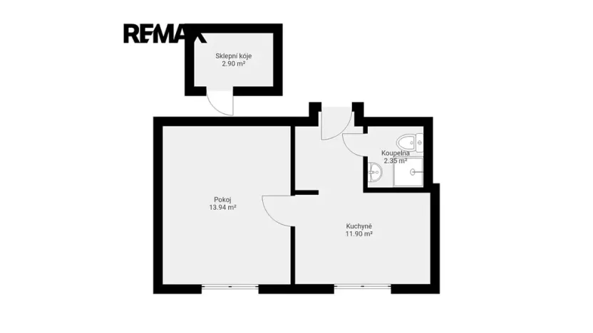 Prodej bytu 1+1, Praha - Krč, Stallichova, 29 m2