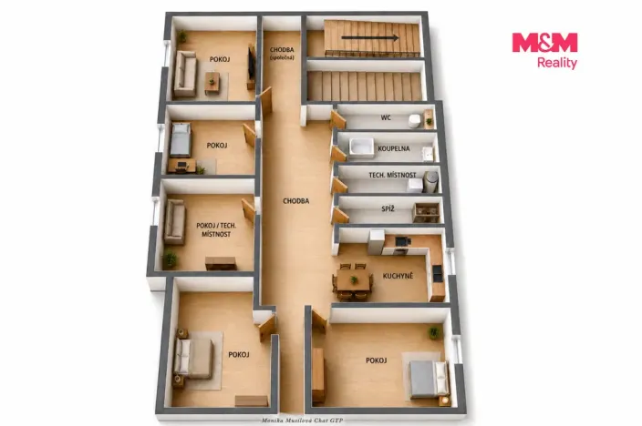 Prodej bytu 5+1, Světlá nad Sázavou - Josefodol, 135 m2
