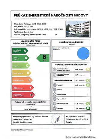Pronájem bytu 2+1, Brno, Richtrova, 59 m2