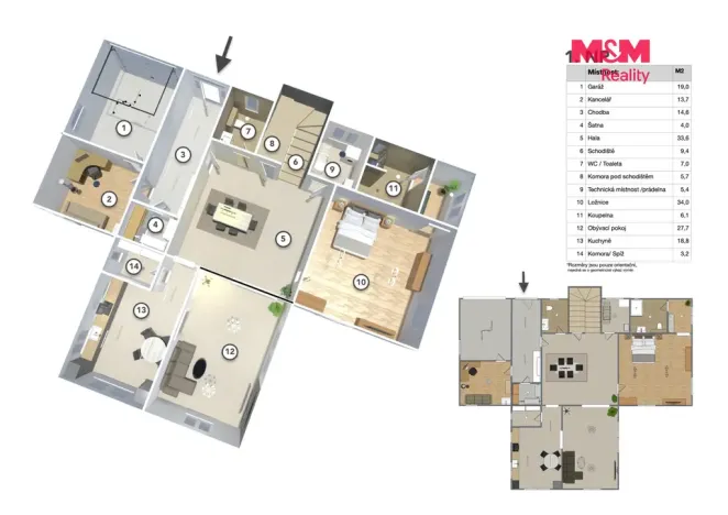 Prodej rodinného domu, Mukařov - Srbín, Do Vrchu, 379 m2