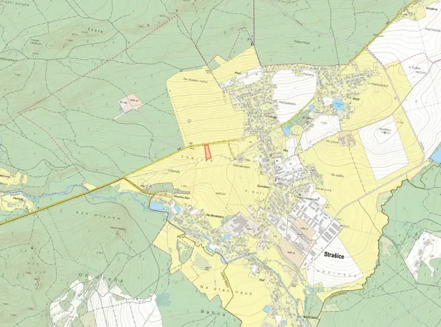 Prodej louky, Strašice, 5916 m2