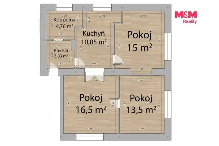Prodej bytu 3+1, Poběžovice, Pohraniční stráže, 80 m2
