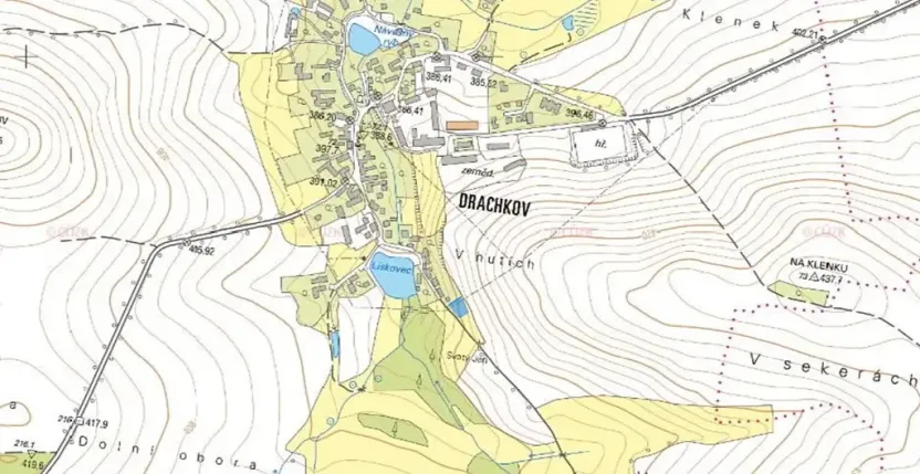 Prodej pozemku pro bydlení, Bystřice, 1046 m2