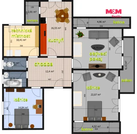 Prodej bytu 4+1, Děčín - Děčín IV-Podmokly, Resslova, 120 m2