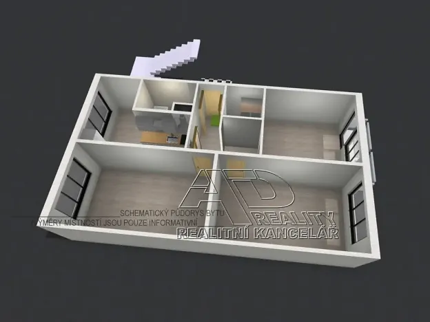 Prodej bytu 3+1, České Budějovice, 80 m2