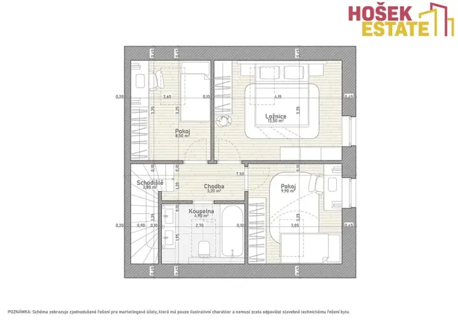 Prodej rodinného domu, Chvatěruby, 87 m2