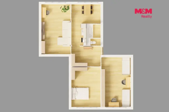 Prodej bytu 3+1, Toužim, Sídliště, 84 m2