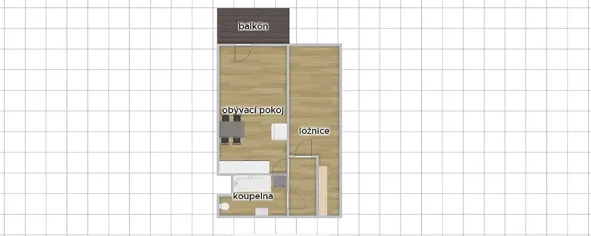 Pronájem bytu 2+kk, Praha - Střížkov, Makedonská, 46 m2