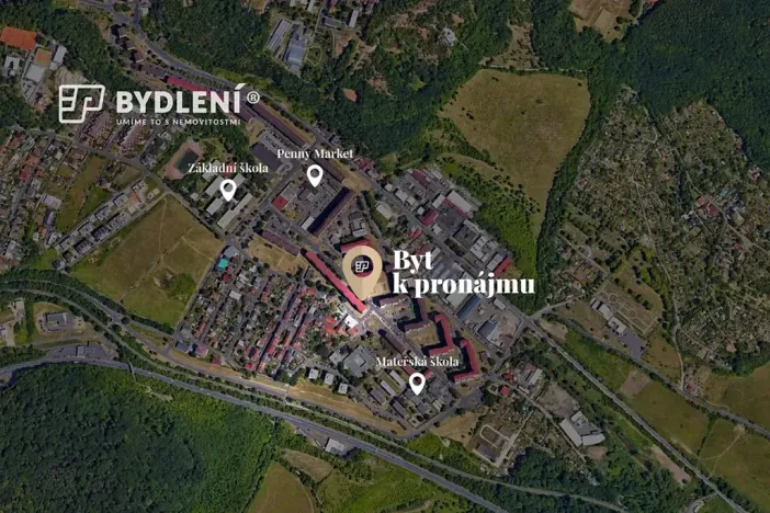Pronájem bytu 2+kk, Teplice, Prosetická, 46 m2