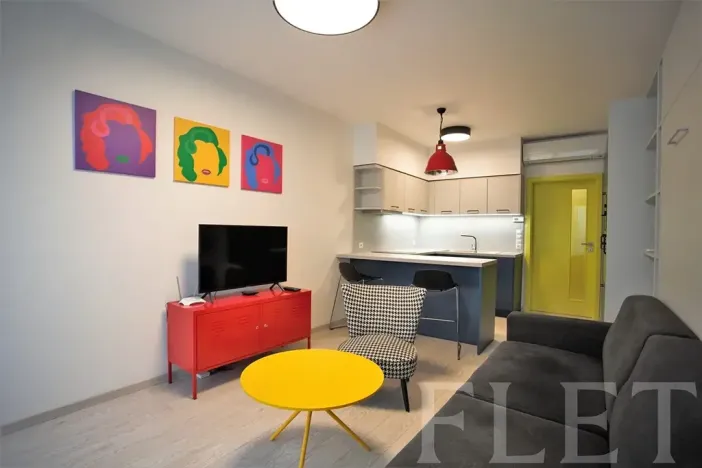 Pronájem bytu 1+kk, Praha - Karlín, Sokolovská, 31 m2