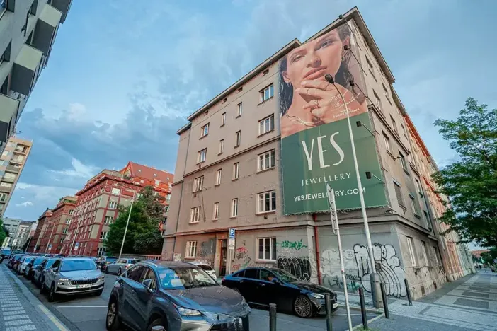 Pronájem bytu 1+kk, Praha - Holešovice, Tovární, 31 m2