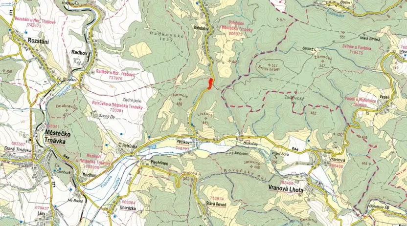Prodej louky, Městečko Trnávka, 10311 m2