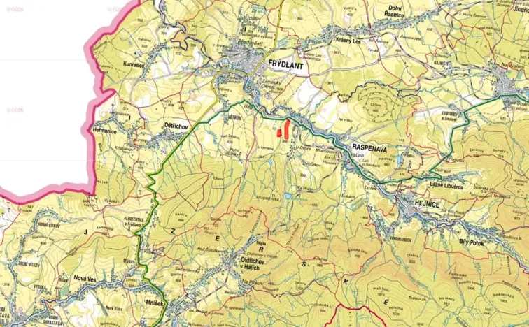 Prodej pole, Raspenava, 36862 m2