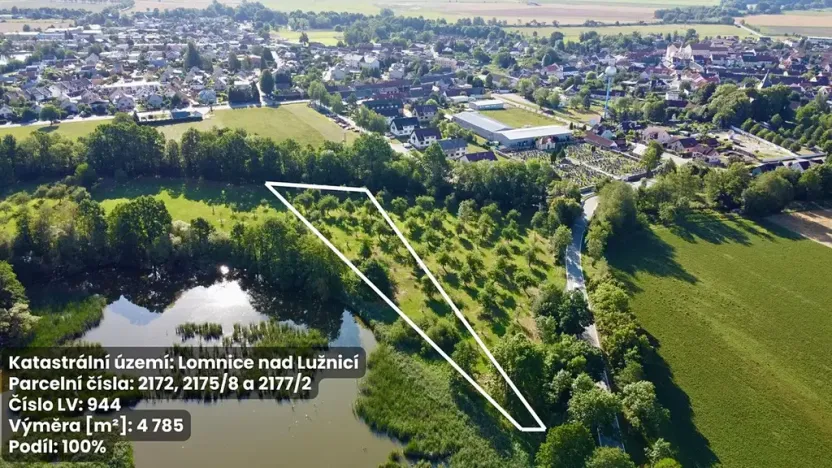 Prodej sadu/vinice, Lomnice nad Lužnicí, 4785 m2