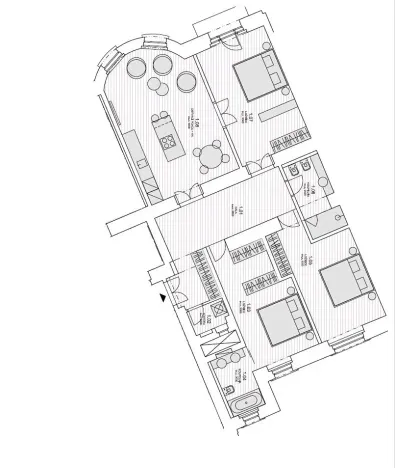 Pronájem bytu 4+kk, Praha - Vinohrady, Laubova, 137 m2