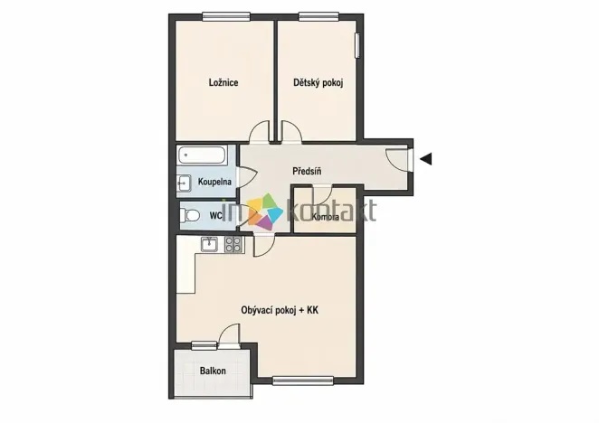 Pronájem bytu 3+kk, Brno, Dusíkova, 82 m2