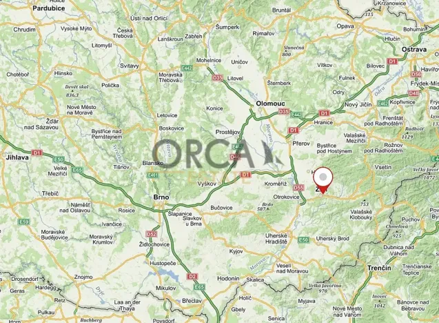 Prodej podílu pozemku, Zlín, 1165 m2